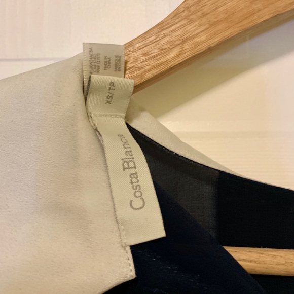 Sheer Blouse with Peter-Pan Collar - Picture 3 of 3